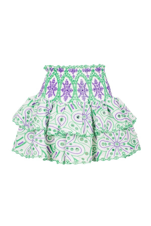 APOPA GONNA BIANCO VERDE