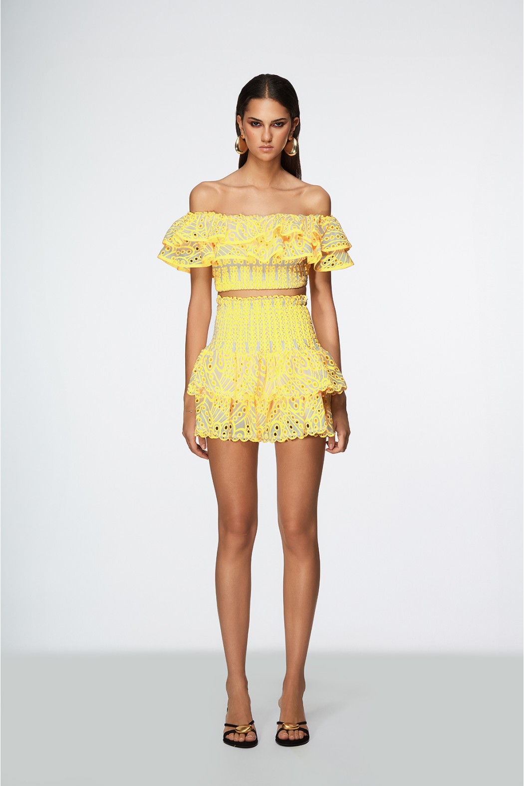 APOPA TOP GIALLO BIANCO