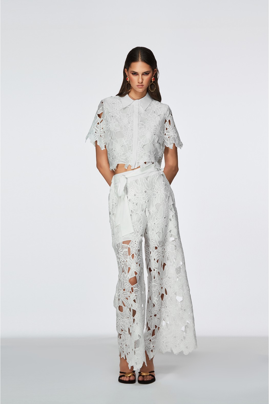 AVILES PANTALONE BIANCO