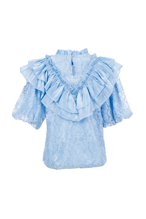 DA ROCA BLUSA CELESTE