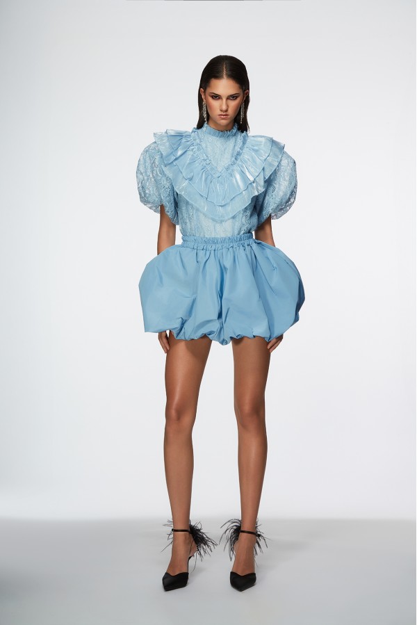 DA ROCA BLUSA CELESTE