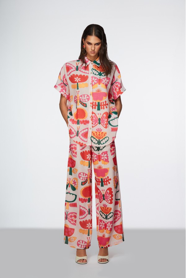 IVISSA PANTALONE ROSA