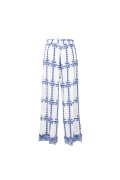 LA PLAYA PANTALONE BIANCO BLU