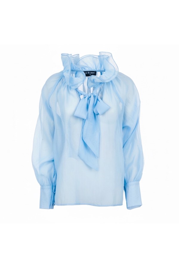 LUANCO BLUSA CELESTE