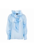 LUANCO BLUSA CELESTE