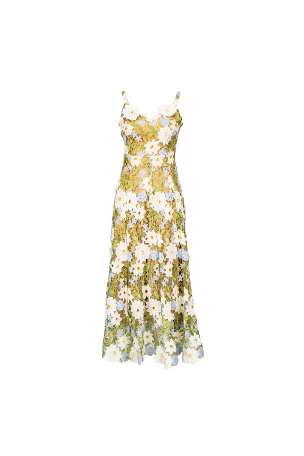 MENORCA ABITO BIANCO VERDE