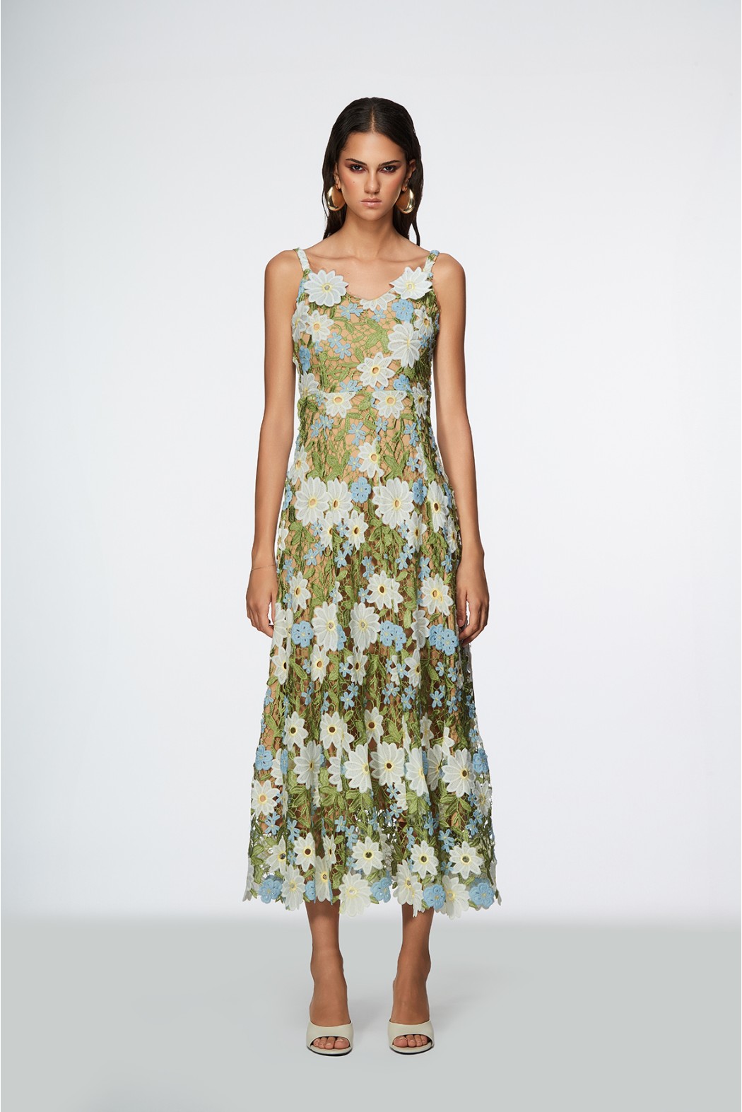 MENORCA ABITO BIANCO VERDE