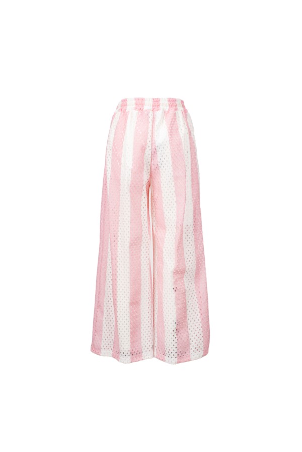 RIVAS PANTALONE ROSA BIANCO