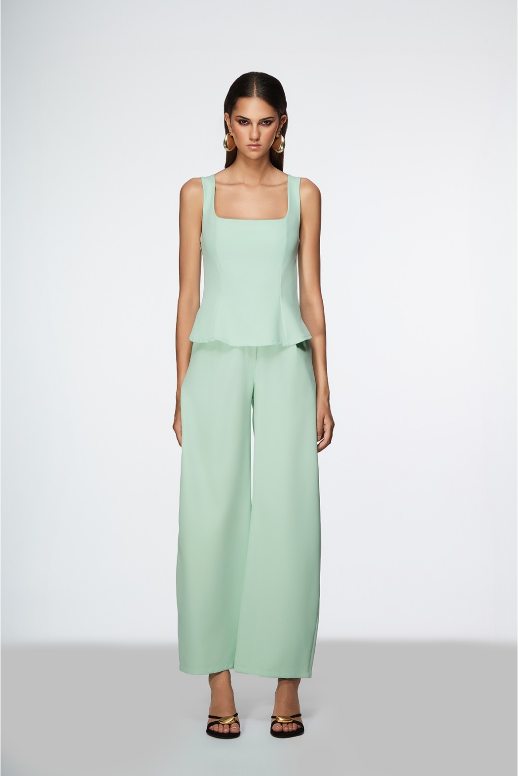 TEJEDA PANTALONE VERDE ACQUA