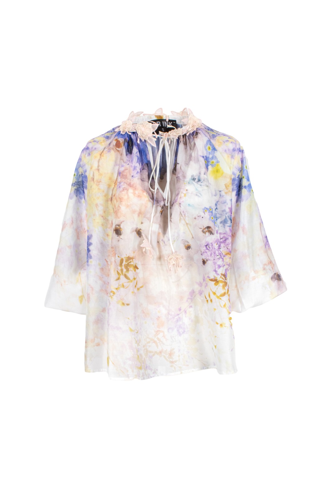 CHOCHIS CAMICIA FIORI BIANCO