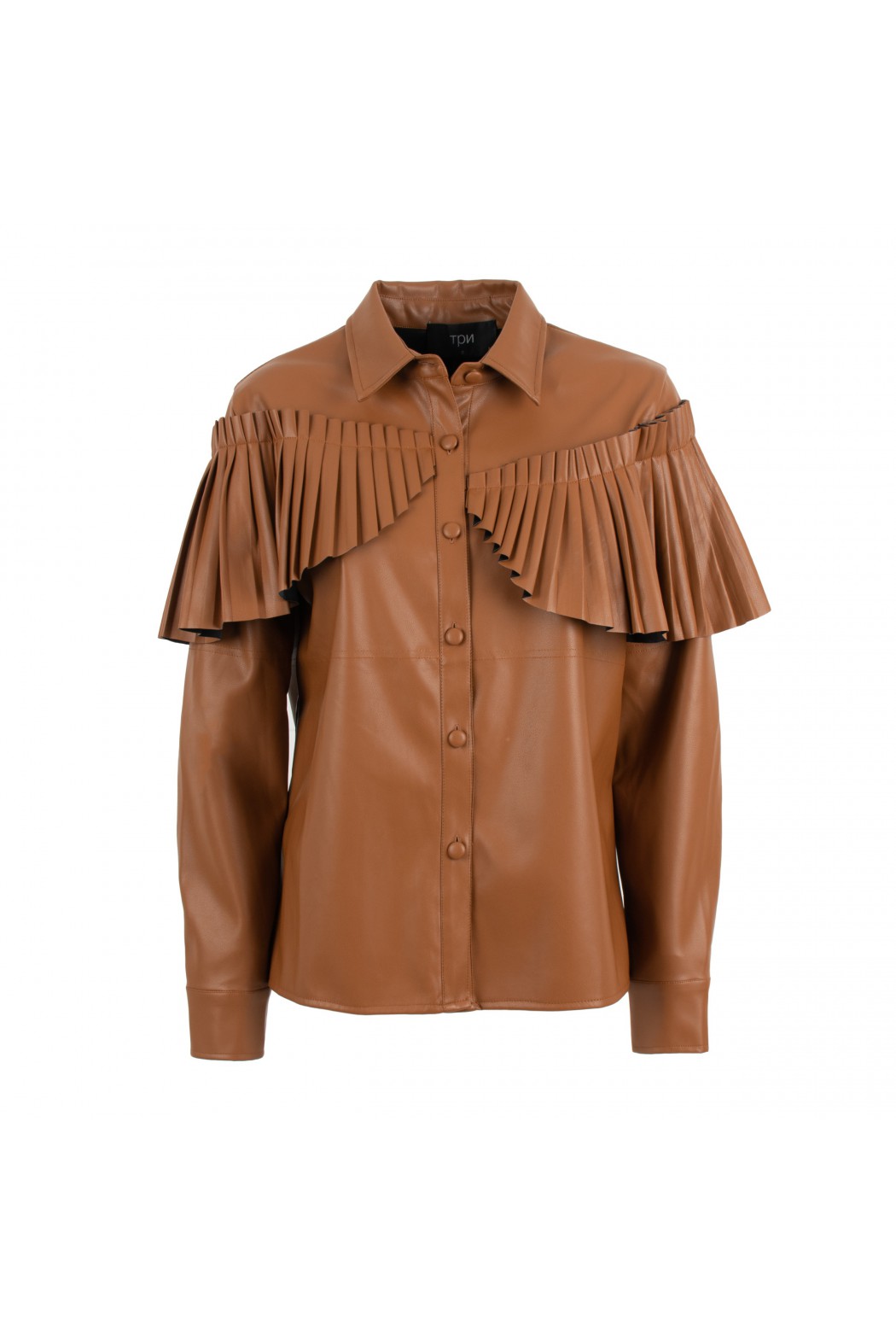 HARPE254W2I6 CAMICIE e BLUSE TABACCO