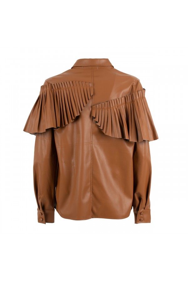 HARPE254W2I6 CAMICIE e BLUSE TABACCO