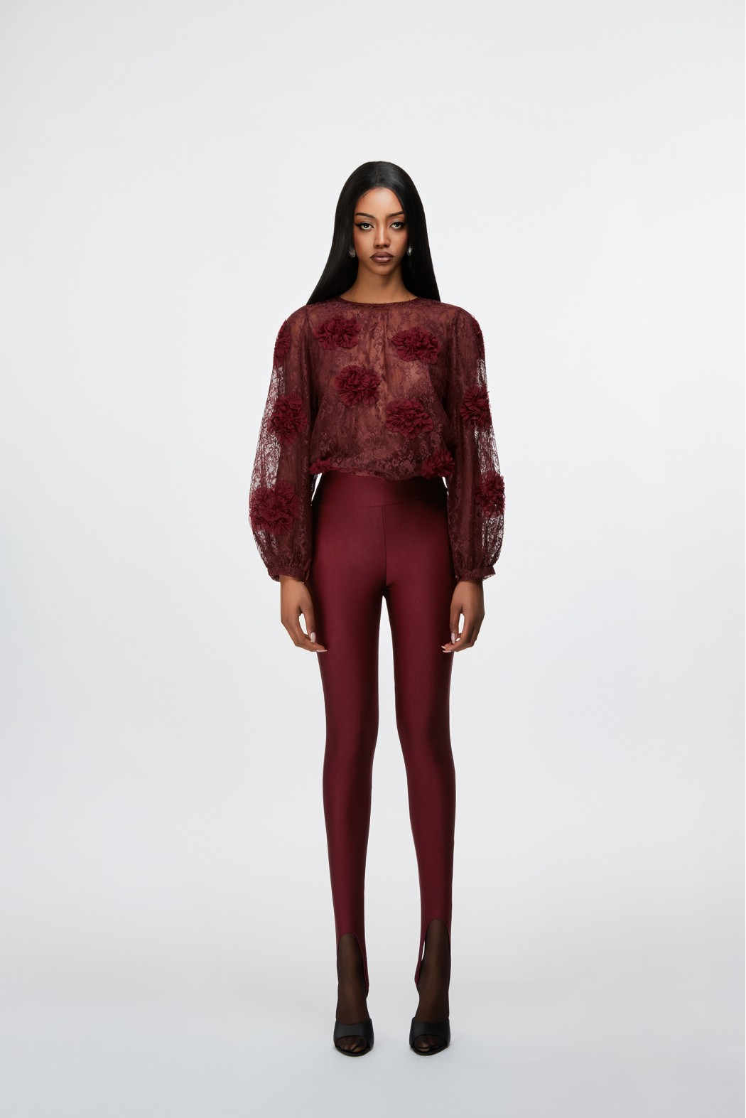 HARO BLUSA BORGOGNA
