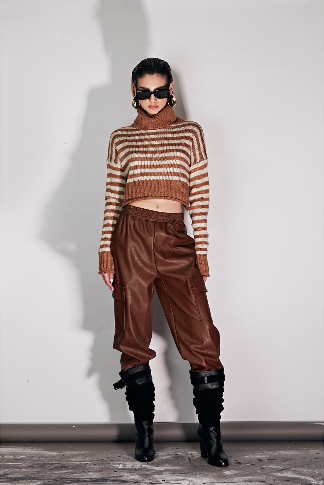 NEIVA      244W3D6 PANTALONI TABACCO