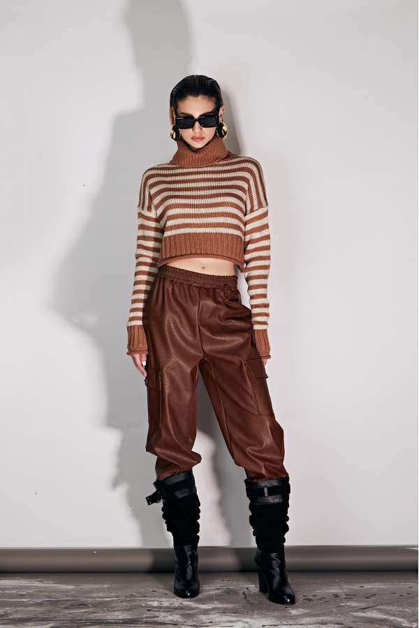 NEIVA      244W3D6 PANTALONI TABACCO