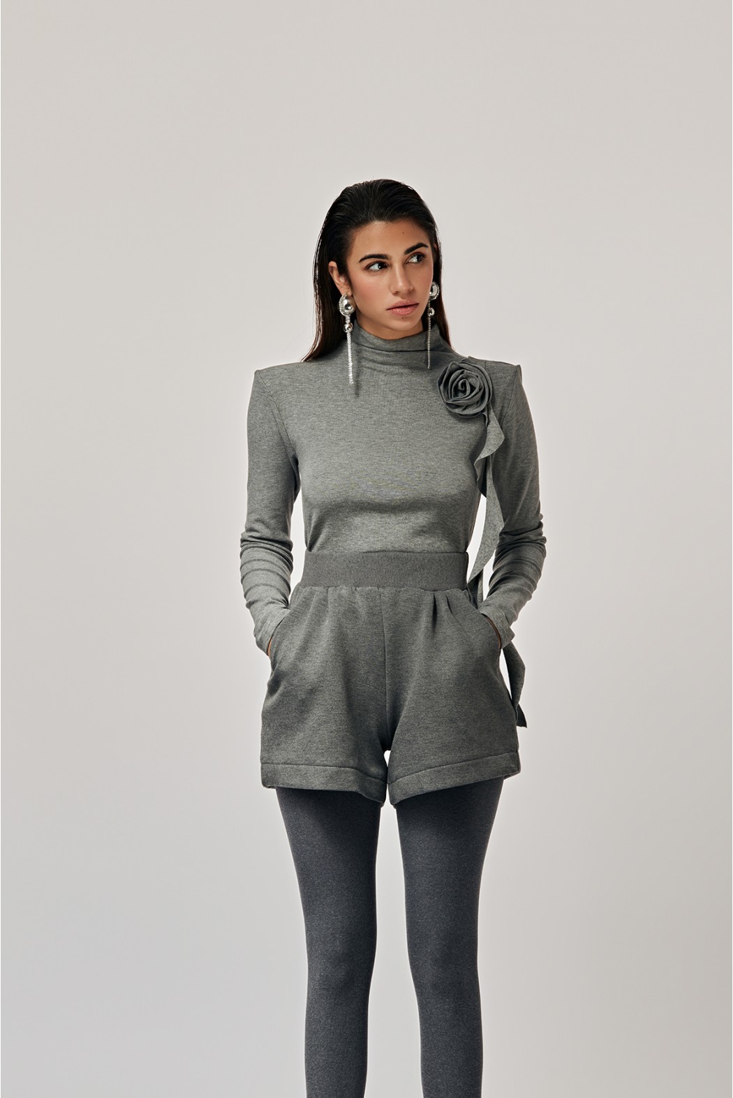 CASBAS     094W44A SHORTS GRIGIO