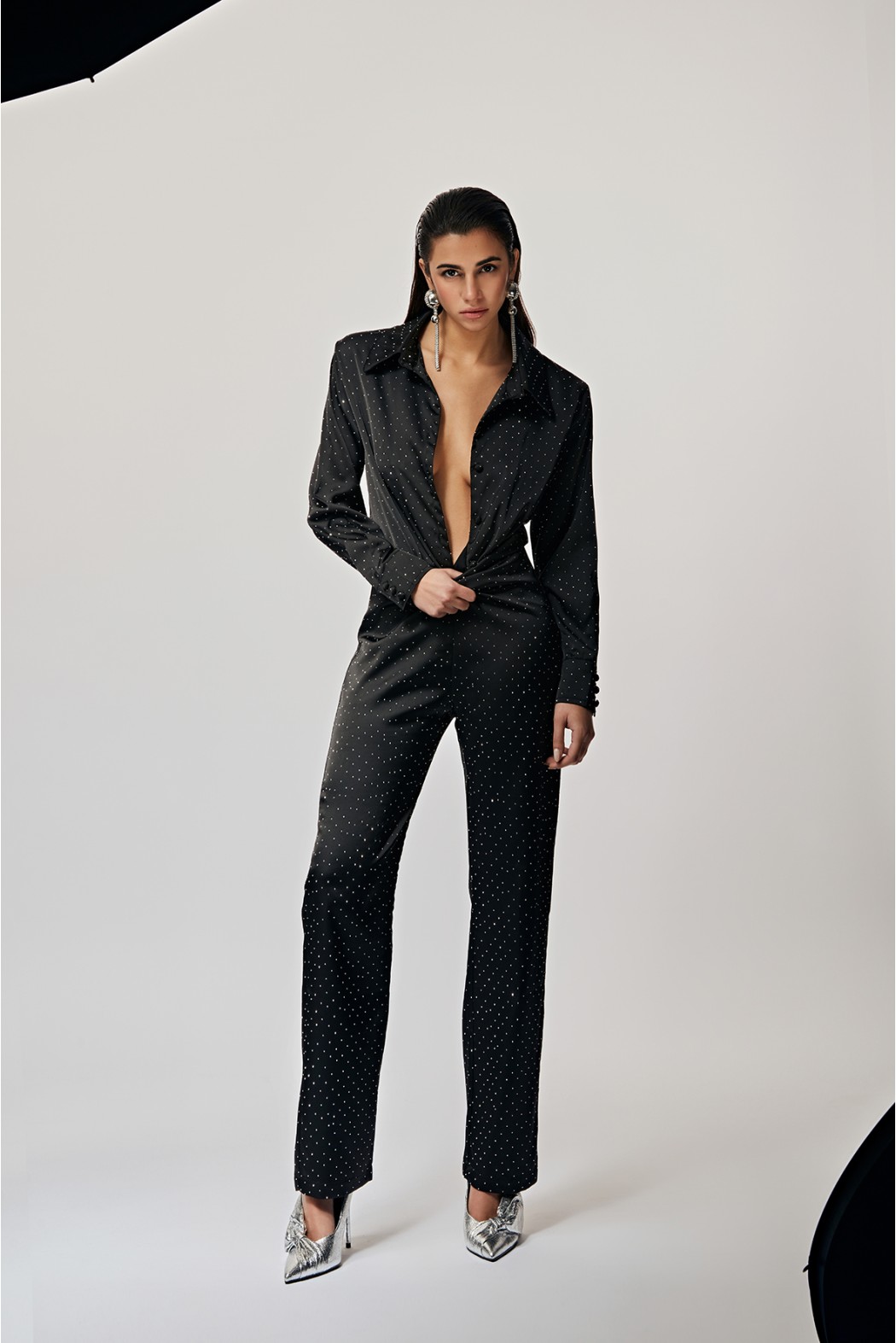 NERJA      244W4D6 PANTALONI NERO