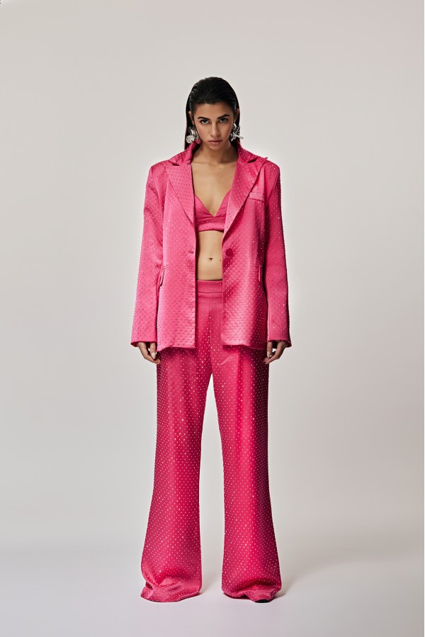 U R Ink CUBA 244W49C PANTALONI FUCSIA