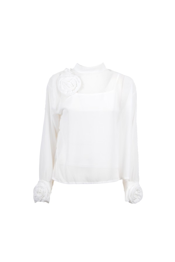 LAS HERAS  234W4D7 CAMICIE e BLUSE BIANCO