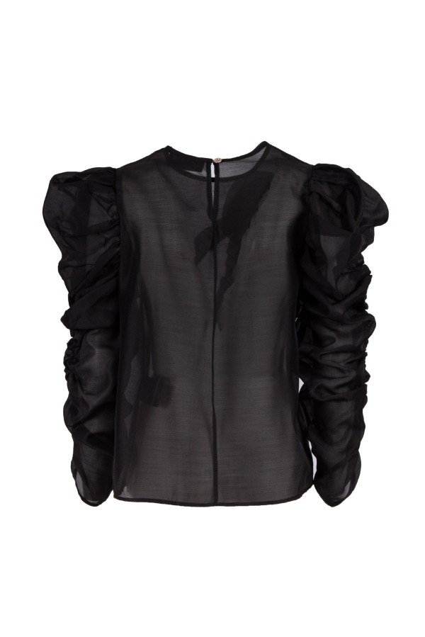 LA SAVINA  234W4D6 CAMICIE e BLUSE NERO