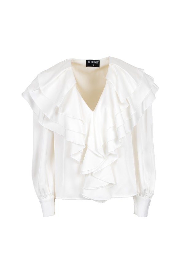 KAYAPO     234W5D7 CAMICIE e BLUSE BIANCO
