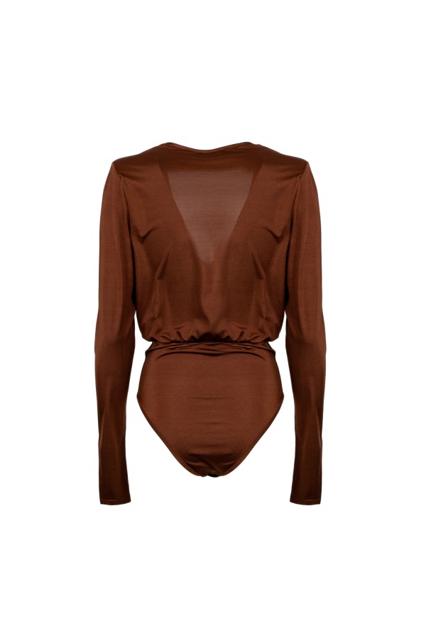 LA BAJADA  154W5I6 TOP e BODY TABACCO