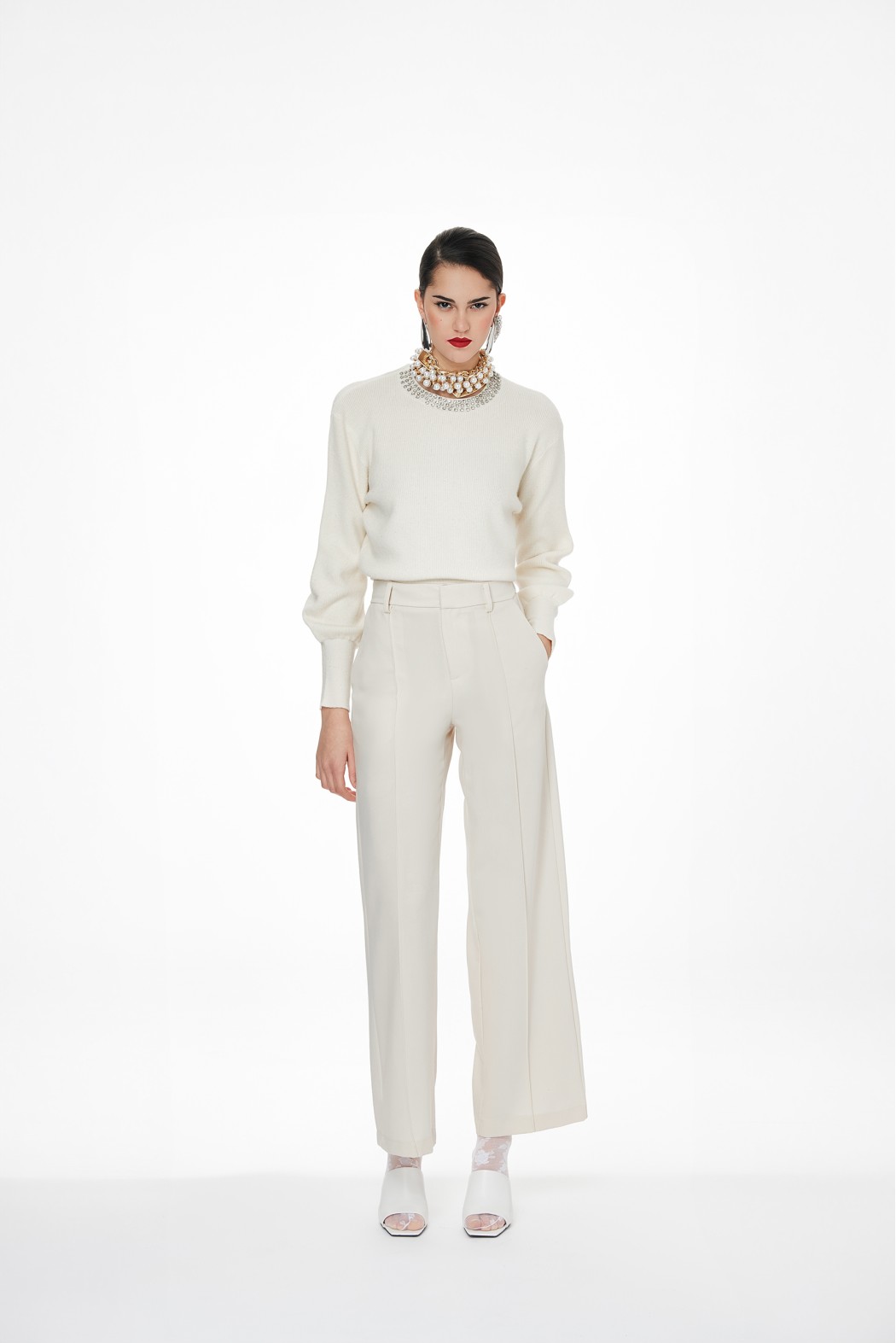 TACAJO     244W5H1 PANTALONI BURRO