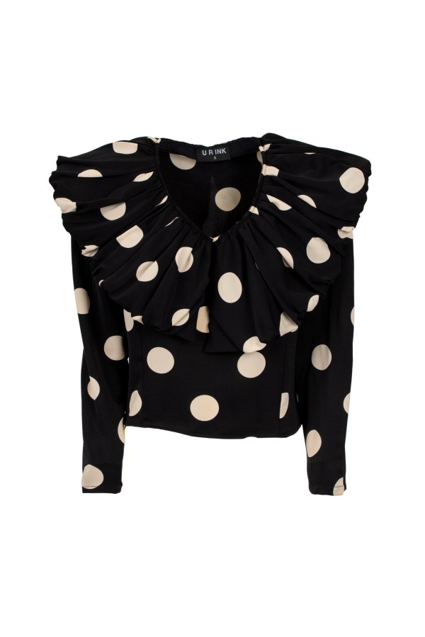 TIBU       234W51L CAMICIE e BLUSE NERO-BURRO