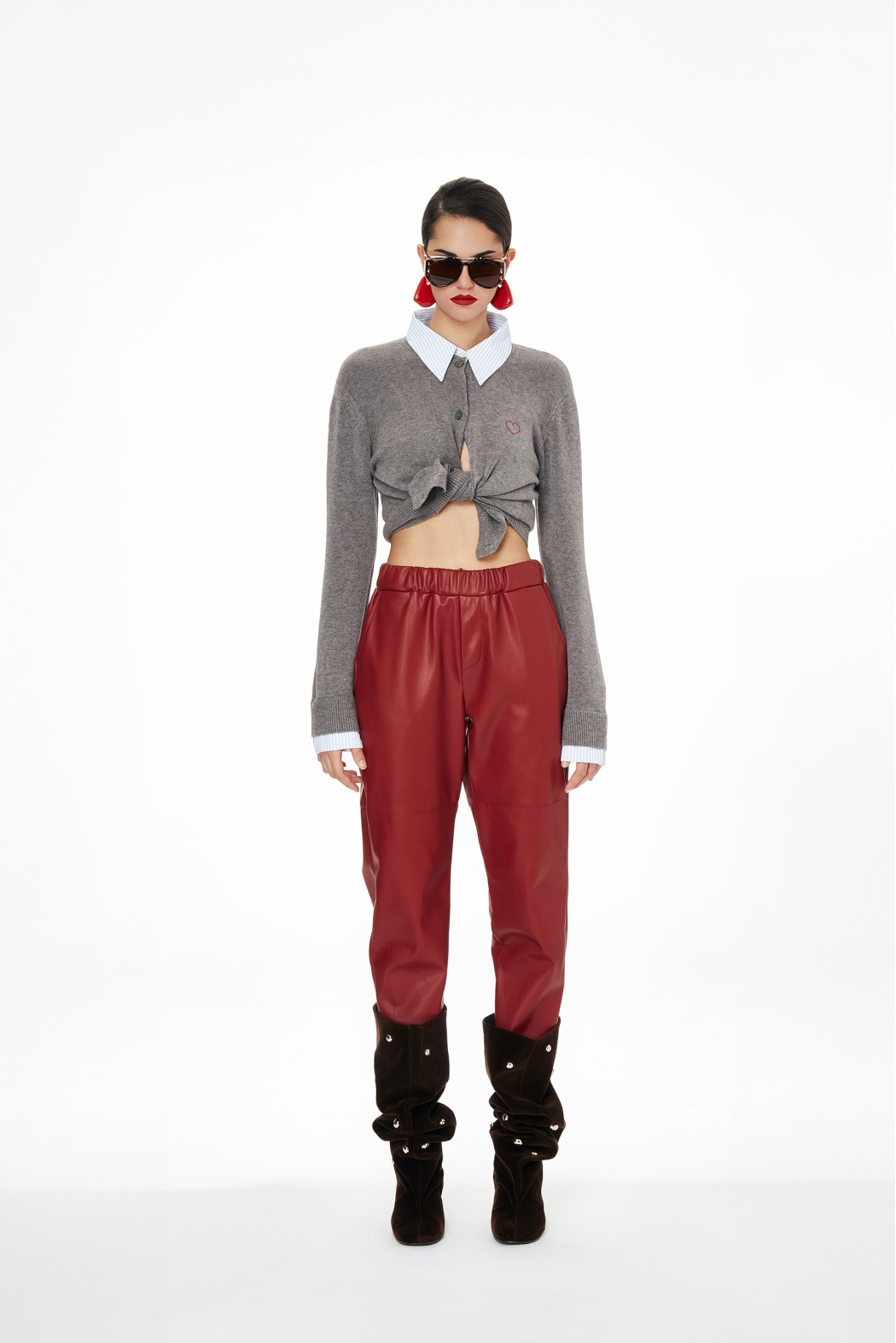 TIJUANA    244W5Z4 PANTALONI ROSSO