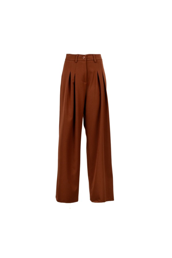VIVEIRO    244W5I6 PANTALONI TABACCO